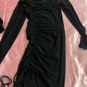 Almost Famous Black Long Sleeve Dress